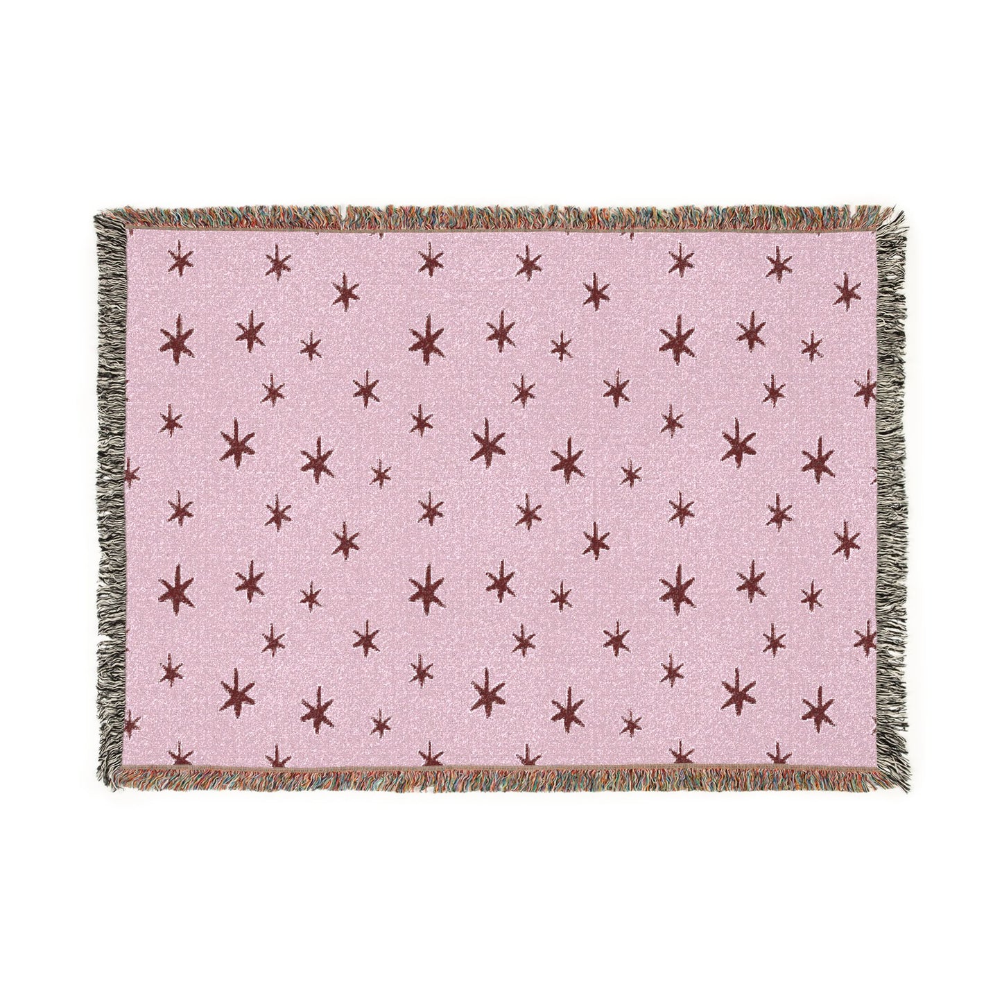 Star full of skies Nursery blanket whimsical room decor for baby gift idea Woven Throw Blanket